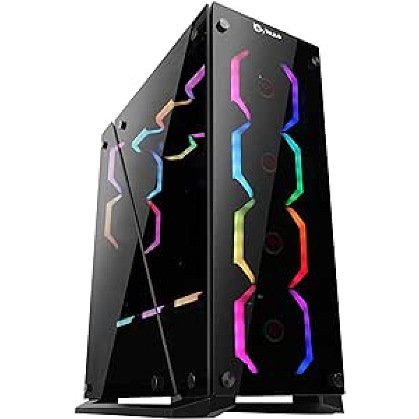 Talius Case ATX Gaming Cygnus Tempered Glass 4Fan USB 3.0