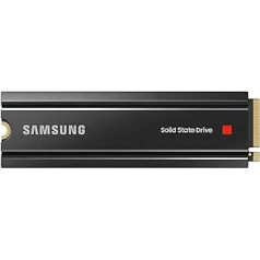 Samsung 980 PRO 1 TB Heatsink PCIe 4.0 (līdz 7000 MB/s) NVMe M.2 (2280) Iekšējais cietvielu disks (SSD) (MZ-V8P1T0CW)