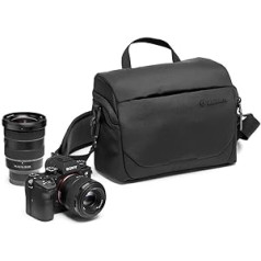 Manfrotto Advanced Shoulder Bag M III for Reflex and Mirrorless Camera with Lens, Camera Bag, Camera Bag with Tripod Mount and Rain Cover