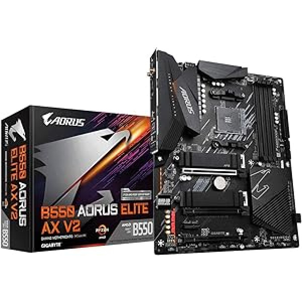 Gigabyte B550 Aorus Elite AX V2 ATX mātesplates ligzda AM4 M.2/HDMI/DP/USB3.2