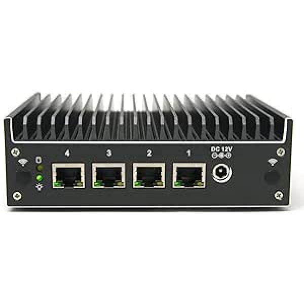 Protectli Vault Pro VP2420-4 ports, ugunsmūra mikroierīce/mini dators — Intel Celeron J6412, DDR4 RAM, 8 GB RAM, 120 GB SSD, AES-NI — savietojams ar pfSense/OPNsense