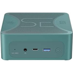 Beelink SER6 Max Mini PC, AMD Ryzen 7 7735HS, 8 kodoli 16 pavedieni līdz 4,75 GHz, 32 GB DDR5 RAM 500 GB PCIe4.0 SSD, 4K@144Hz līdz 4 ekrāniem (USB4.0/HDMI2.1), DP1.1/DP. BT5.2, Wi-Fi6