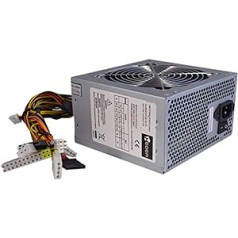 HEDEN PC-Netzteil im ATX-Format, max. Leistung 500 Watt, Lüfter 120 mm, leise, mit Doppelschiene + 12 V