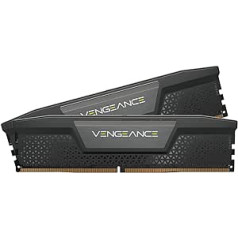 CORSAIR Vengeance DDR5 RAM 32 GB (2 x 16 GB) 6000 MHz CL30 AMD Expo iCUE saderīga datora atmiņa — pelēka (CMK32GX5M2B6000Z30)