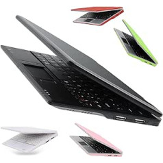 Bigmachine 7 collu pārnēsājams mini dators klēpjdators dators Netbook bērniem Android 12 Quad Core 32GB WiFi Iebūvēta kamera Netflix YouTube Flash Player (melns)