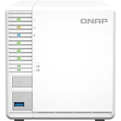 Qnap TS-364-8G | 3-Bay, 2X M.2 Slot, 2.5GbE Tower NAS