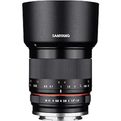 Samyang 35/1.2 objektīvs APS-C Fuji X manuālā fokusa fotoobjektīvs, platleņķa objektīvs, melns, X-T30 II