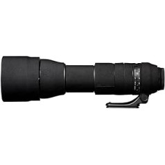 easyCover - Objektīvs Ozols - Objektīva aizsargs - Kameras objektīva aizsardzība - Tamron 150-600mm F/5-6.3 Di VC USD G2 - Melns, melns, moderns