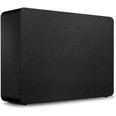 Seagate Expansion Desktop 8TB ārējais cietais disks 3,5 collu USB 3.0 dators un piezīmjdators ietver 2 gadu glābšanas dienesta modeļa Nr.: STKP8000400