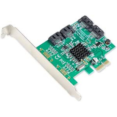 Syba SI-PEX40064 4 portu SATA III PCI-EXPRESS 2.0 x 1 kontrolleris karte, grun