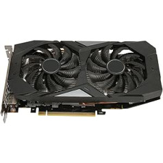 PUSOKEI GTX 1660 Ti 6G vaizdo plokštė, GDDR6 192 bitų vaizdo plokštė, K HDR technologija, žaidimų dviejų ventiliatorių vaizdo plokštė, skirta GTX 1660Ti, kompiuterinių žaidimų vaizdo plokštė