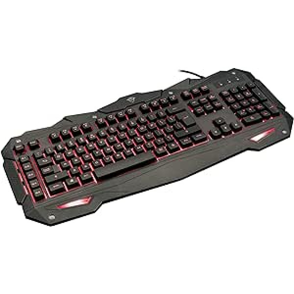 Trust Gaming GXT 840 Myra Gaming tastatūra franču AZERTY izkārtojums melns