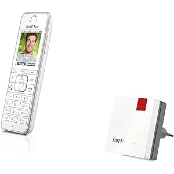 AVM FRITZ!Fon C6 DECT Comfort Phone & FRITZ!Repeater 600 International, WLAN N līdz 600 Mb/s (2,4 GHz)