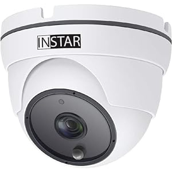 INSTAR IN-8003 Full HD (PoE) balts - PoE novērošanas kamera - IP kamera - iekštelpās un ārā - āra kamera - PIR - kustības noteikšana - nakts redzamība - platleņķis - IEEE 802.3af - ONVIF