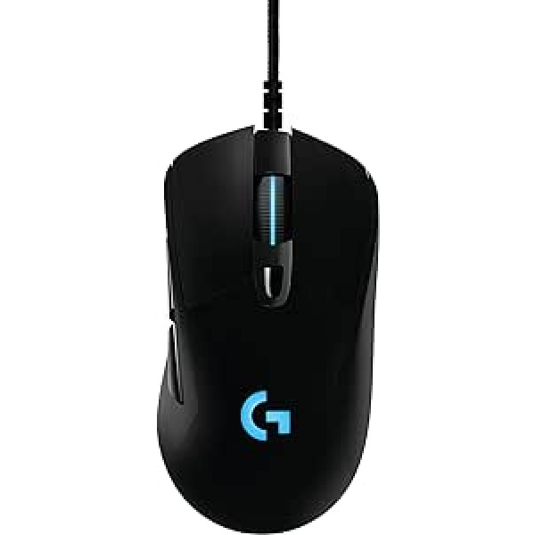 Logitech spēļu pele, melna