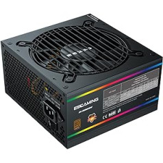 PC Power Supply Gaming APFC ATX ESGAMING 650W 80 Plus Bronze Efficiency 85% + 5 Year Warranty (ESN650)