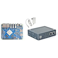 NanoPC-T6 atvērtā pirmkoda mini WiFi maršrutētājs ar LPDDR4X 8 GB RAM 64 GB eMMC 6Tops NPU RK3588 SoC iebūvētais PCIe M.2 NVME SSD slots NAS IoT viedās mājas vārtejas atbalstam 4GLTE WiFi BT modulis