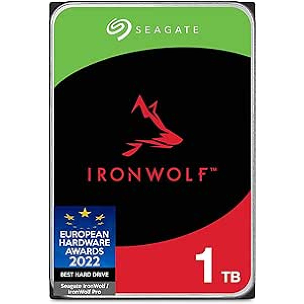 Seagate IronWolf ST1000VNZ08 1TB iekšējais cietais disks NAS HDD 3.5