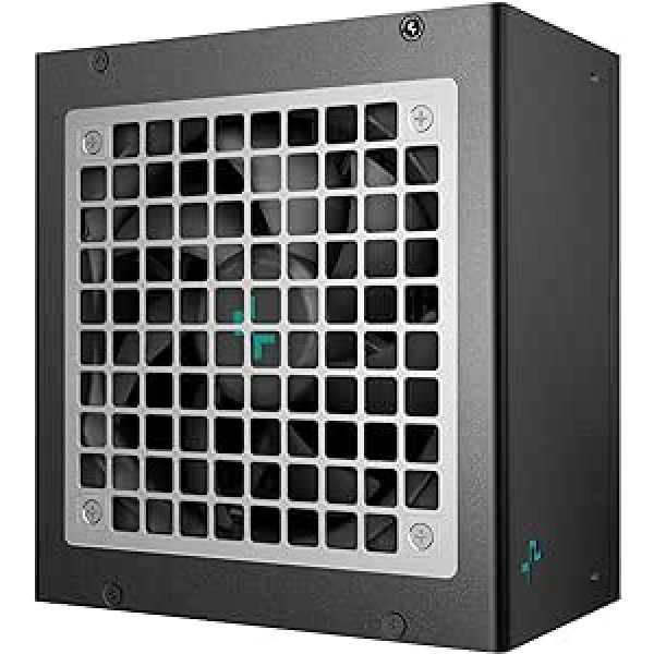 DeepCool PX1000P ATX3.0 80 Plus Platinum pilnībā modulārs 1000 W barošanas avots, 120 mm FDB ventilators ar klusu bez ventilatora režīmu, 160 mm kompakts izmērs, 12 gadu garantija