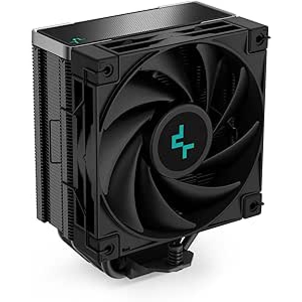 DeepCool AK400 ZERO DARK CPU gaisa dzesētājs 220 w TDP 6 mm x 4 niķelēts vara siltumcaurules CPU dzesētājs ar PWM 120 mm FDB ventilatoru 1850 apgr./min Intel LGA 1700/1200/1151/1150/1154 AMD