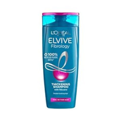 L'oréal L'Oreal Elvive Fibrology plāniem matiem biezinošs šampūns, 400 ml, 6 iepakojumi