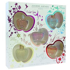 Jeanne Arthes Amore Mio miniatiūrinis parfuminis vanduo 7 ml 5 dalių dovanų rinkinys