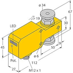 6870627-FCI-34D10A4P-AP8X-H1141,Inline-Sensor Strömungsüberwachung