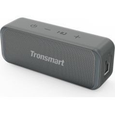 Tronsmart T2 Mini 2023 AUX SD USB 10W belaidė Bluetooth garsiakalbė juoda