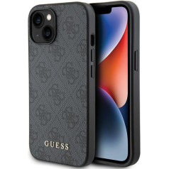 Guess PU 4G Metal Logo Case for Apple iPhone 15