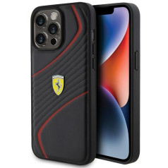 Ferrari Twist Metal Logo Back Case Защитный Чехол для Apple iPhone 15 Pro Max