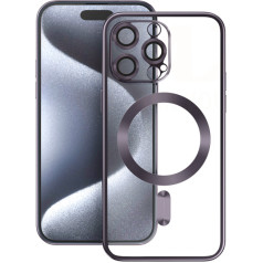Vmax Electroplating MagSafe Case Aizsargapvalks Priekš Apple iPhone 15 Pro