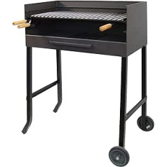 Imex der Fuchs 71533 bārbekjū ar grilu Inox 61 x 40 x 100 cm melns