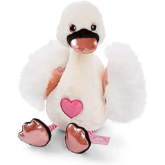 NICI plīša rotaļlieta Love Swan 70 cm White I plīša rotaļlieta meitenēm, zēniem un mazuļiem I pūkaina pildīta rotaļlieta glāstīšanai, spēlēšanai un gulēšanai - 48272