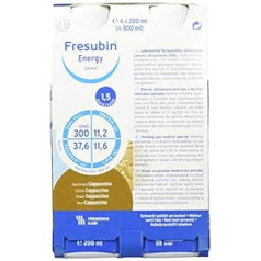 Fresubin enerģijas dzēriens kapučīno, 200 ml, pārtika, 24 Easydr tintes