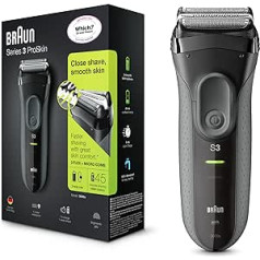 Braun Series 3 ProSkin 3010s įkraunamas elektrinis skustuvas Wet & Dry vyrams