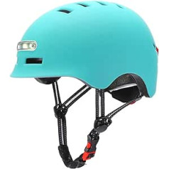 Akemaio Lightweight bicycle helmet, LED light bicycle helmet, electric skateboard, wheel skateboard helmet with light, LED headlight and rear light.