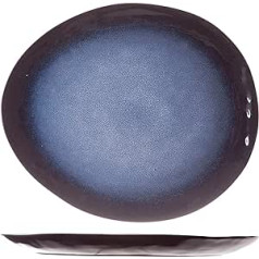 COZY TRENDY 4 Blue Sapphire ovālu šķīvju komplekts, 27,5 x 23 cm