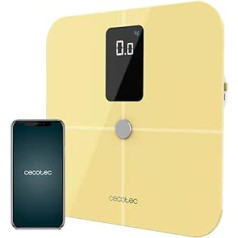 Cecotec asmeninės svarstyklės Surface Precision 10400 Smart Healthy Vision Yellow