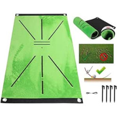 Golf Training Mat Divot Board - Low Point and Swing Trainer - Instant Feedback, See Your Swing Path and Learn Every Time You Hit the Golf Ball!