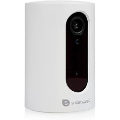 Smartwares privātuma drošības kamera, Wi-Fi, privātuma aizsardzība, Full HD attēli, divvirzienu sakari, kustības sensors, nakts redzamība