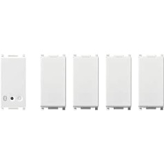 Vimar 0K14592.01 Plana Kit IoT 4 sadalītāja un izpildmehānisma bezvadu tālvadības pults ar Dual Bluetooth 5.0 un Zigbee 3.0