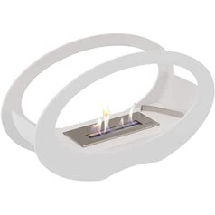 Kratki Echo Ethanol Fireplace, Brīvi stāvošs īsts kamīns, Fire Line 15 cm, Izmēri cm: P50 x A29 x D16,2 cm, Svars: 7,8 kg