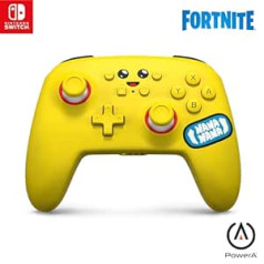 Verbesserter Kabelloser PowerA-Controller für Nintendo Switch — Peely, Fortnite, Nintendo Switch Lite, Gamepad, Spiele-Controller, Bluetooth-Controller, Aufladbar, Offiziell Lizenziert