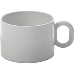 Alessi Dressed Tee-Obertasse 4 Stück Porzellan Weiss