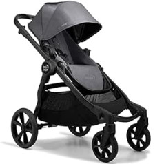 Baby Jogger City Select 2 Sports Pram, Lightweight and Compact Pushchair, Convertible from Single to Sibling or Twin Pushchair, Radiant Slate