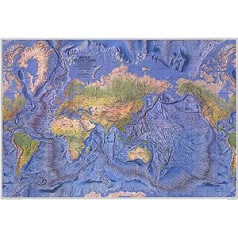 National Geographic World Ocean Floor Art Print 108 x 75 cm