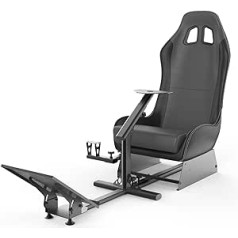 Cirearoa Racing Wheel Stovas su sėdynės žaidimų kėdės vairavimo kabina visoms G25, G27, G29, G920 Xbox, Xbox 360 Xbox One, PS4, T150RS T300RS TX Road Bike T500RS T3PAPC platformoms (juoda / pilka)