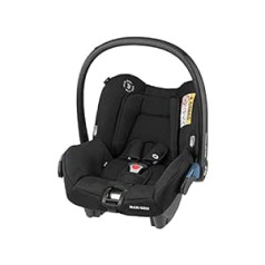 Maxi-Cosi Citi bērnu autokrēsliņš Feather-Light Group 0+ autokrēsliņš (0-13 kg), var lietot no dzimšanas līdz apm. 12 mēneši, Essential melns, melns