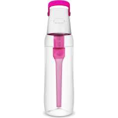 Cieta pudele 0,7 l ar filtra ieliktni (rozā krāsā)