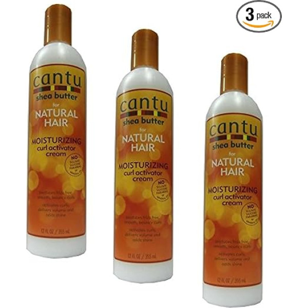 Cantu 3 x Shea sviesta mitrinošs cirtas aktivizējošs krēms 355 ml (kopā 1065 ml)